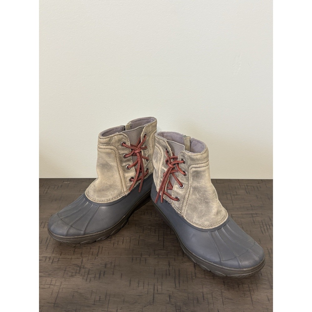 Sperry Top Sider Saltwater Wedge Tide Duck Boots Women's Size 7 Gorpcore